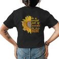 In A World Full Of Grandmas Be A Bebe Sunflower Leopard Womens Back Print T-shirt