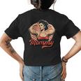 Muscle Mommy Retro Weightlifting And Bodybuilding Gym Mom Womens Back Print T-shirt