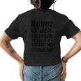 Never Underestimate The Power Of A Praying Grandma Gifts For Grandma Funny Gifts Womens Back Print T-shirt