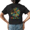 Peace Hippie Soul Daisy Flower For Nature Lover Peacemakers Womens Back Print T-shirt
