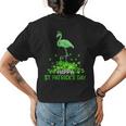 St Paddy Day Pink Flamingo Costume For Women Womens Back Print T-shirt