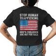 Stop Human Trafficking Gods Children Are Not For Sale Womens Back Print T-shirt