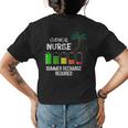 Surgical Nurse Summer Vacation Recharge - Funny Nurse  Womens Back Print T-shirt