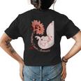 Th Uterine Cancer Awareness Sunflower Elephant Costume Womens Back Print T-shirt