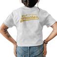 1St Grade Teacher Cute Vintage Graphic First Grade Teacher Womens Back Print T-shirt