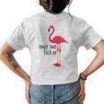 Get The Flock Out Hot Pink Womens Back Print T-shirt