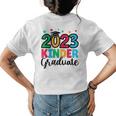 Kindergarten Graduate 2023 Graduation Last Day Of School Womens Back Print T-shirt