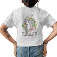 Mamacorn Unicorn Mama Mothers Day Gift Mommy Gift For Womens Womens Back Print T-shirt