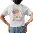 Mommy Of The Birthday For Girl - 1St Birthday Princess Girl Womens Back Print T-shirt