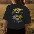 5 Things You Should Know About My Aunt Sunflower Gift Womens Back Print T-shirt Unique Gifts