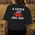 A Little Cray Cray Crawfish Womens Back Print T-shirt Unique Gifts
