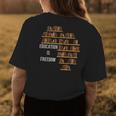 Africa Education Is Freedom Black History Teacher Men Women Womens Back Print T-shirt Unique Gifts