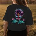 Afro Latina Black Women African Latin Spanish Melanin Girl Womens Back Print T-shirt Funny Gifts