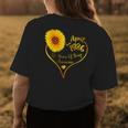 April 1986 35Th Birthday For Women Sunflower Lovers Womens Back Print T-shirt Unique Gifts