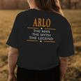 Arlo Name Gift Arlo The Man The Myth The Legend V2 Womens Back Print T-shirt Funny Gifts