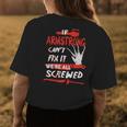 Armstrong Name Halloween Horror Gift If Armstrong Cant Fix It Were All Screwed Womens Back Print T-shirt Funny Gifts