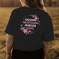 August Floral Mother National Breastfeeding Awareness Month Womens Back Print T-shirt Unique Gifts