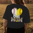 Awesome Leopard Ball Mom Baseball Lover Women Gift Womens Back Print T-shirt Unique Gifts