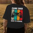 Back To School Funny Game Over Teacher Student Video Game Womens Back Print T-shirt Personalized Gifts