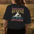Barrel Racing Birthday Born In April Cowgirl Horse Riding Womens Back Print T-shirt Unique Gifts