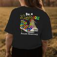 Be A Kind Sole Autism Awareness Puzzle Shoes Be Kind Womens Back Print T-shirt Unique Gifts