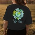 Be Kind Daisy Earth Hippie Flower Child Womens Back Print T-shirt Unique Gifts