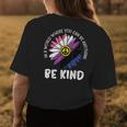 Be Kind Genderfluid Daisy Peace Hippie Pride Flag Lgbt Gift Womens Back Print T-shirt Unique Gifts