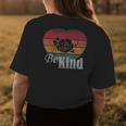 Be Kind Retro Heart Graphic Inspirational Womens Back Print T-shirt Unique Gifts