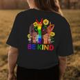 Be Kind Sign Language Hand Talking Lgbtq Flag Gay Pride Womens Back Print T-shirt Unique Gifts