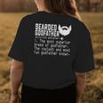 Bearded Godfather Definition Funny Father Grandpa Uncle Gift Womens Back Print T-shirt Unique Gifts