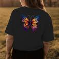 Beautiful Watercolor Butterfly Graphic Womens Back Print T-shirt Unique Gifts