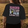 Behind Every Bad BTch Is A Car Seat Funny Mom On Back Gifts For Mom Funny Gifts Womens Back Print T-shirt Unique Gifts