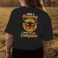 Being A Grammy Makes My Life Complete Sunflower Butterfly Womens Back Print T-shirt Unique Gifts