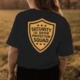 Big Brother Security Lil Sister Protection Squad Pregnancy Gifts For Sister Funny Gifts Womens Back Print T-shirt Unique Gifts