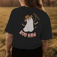 Boohaw Ghost Halloween Cowboy Cowgirl Costume Retro Womens Back Print T-shirt Unique Gifts