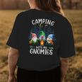 Camping With My Gnomies Funny Gnome Camp Women Men Womens Back Print T-shirt Unique Gifts