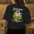 Cat Mom Mothers Day Gifts Sunflower Birman Mom Gift For Womens Womens Back Print T-shirt Unique Gifts