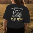 Chemistry Teacher And Dog Mom Costume Daisy Flower Gift Gift For Womens Womens Back Print T-shirt Unique Gifts