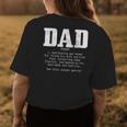 Christian Dad Religious Faith Bible Verse Fathers Day Womens Back Print T-shirt Funny Gifts