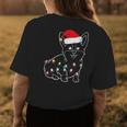 Corgi Christmas Fairy Lights Ugly Sweater Decorations Funny Womens Back Print T-shirt Unique Gifts