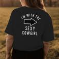 Couples Halloween Costume Im With The Sexy Cowgirl Womens Back Print T-shirt Unique Gifts