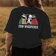Cow Whisperer Farmer Retro Cows Lover For Men Women Womens Back Print T-shirt Unique Gifts