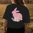 Cute Floral Easter Church Sunday Rabbit Bunny Jesus Egg Womens Back Print T-shirt Unique Gifts