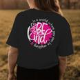 Daisy Flower Be Kind Breast Cancer Awareness Kindness Gifts Womens Back Print T-shirt Unique Gifts