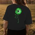 Daisy Flower Gastroparesis Awareness Gifts Womens Back Print T-shirt Unique Gifts