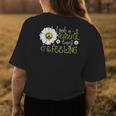 Daisy Flower I Got A Peaceful Easy Feeling Hippie Womens Back Print T-shirt Unique Gifts
