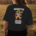 Daughter Multiple Sclerosis Awareness Leopard Buffalo Plaid Womens Back Print T-shirt Unique Gifts