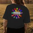 End Gun Violence Enough No More Guns Anti-Guns Gift Womens Back Print T-shirt Personalized Gifts