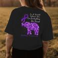 Epilepsy Awareness Sunflower Elephant Be Kind Womens Back Print T-shirt Unique Gifts