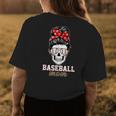 Funny Skull Leopard Baseball Mom Sport Mom Mothers Day Womens Back Print T-shirt Unique Gifts